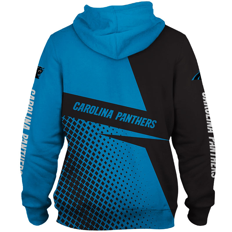 Carolina Panthers Hoodie Longsleve Zip Hoodie for Fan - Image 3
