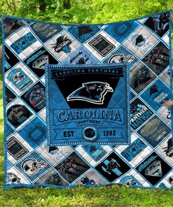 Carolina Panthers Quilt Blanket Bedding Set for Home Décor
