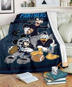 Carolina Panthers Team Sherpa Fleece Blanket Gifts for Family, for Couple