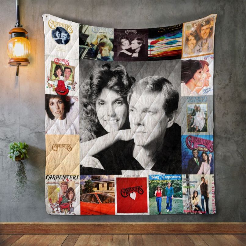 Carpenters Style Two Album Quilt Blanket Bedding Set