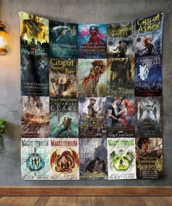 Cassandra Clare Books Quilt Blanket Bedding Set
