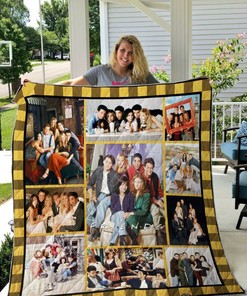 Cast Of Friends Tv Show Quilt Blanket Bedding Set
