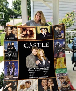 Castle Quilt Blanket Bedding Set for Home Décor