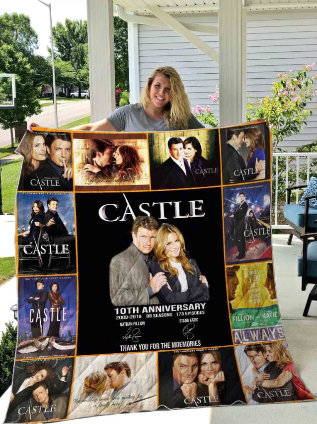 Castle Quilt Blanket Bedding Set for Home Décor