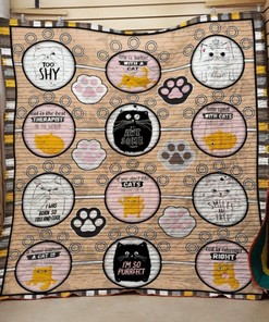 Cat Is The Best Therapist In The World Cat Lo Quilt Blanket Bedding Set