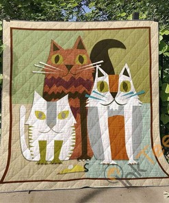 Cat Lover Quilt Blanket Bedding Set