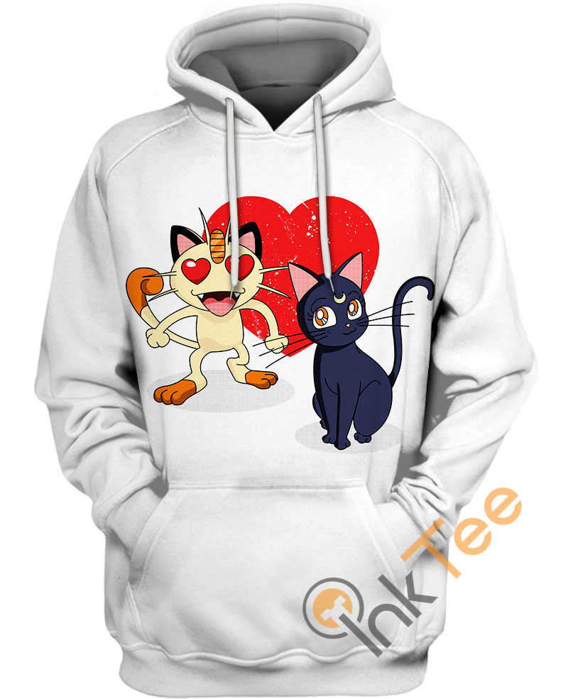 Cat Match Hoodie 3D