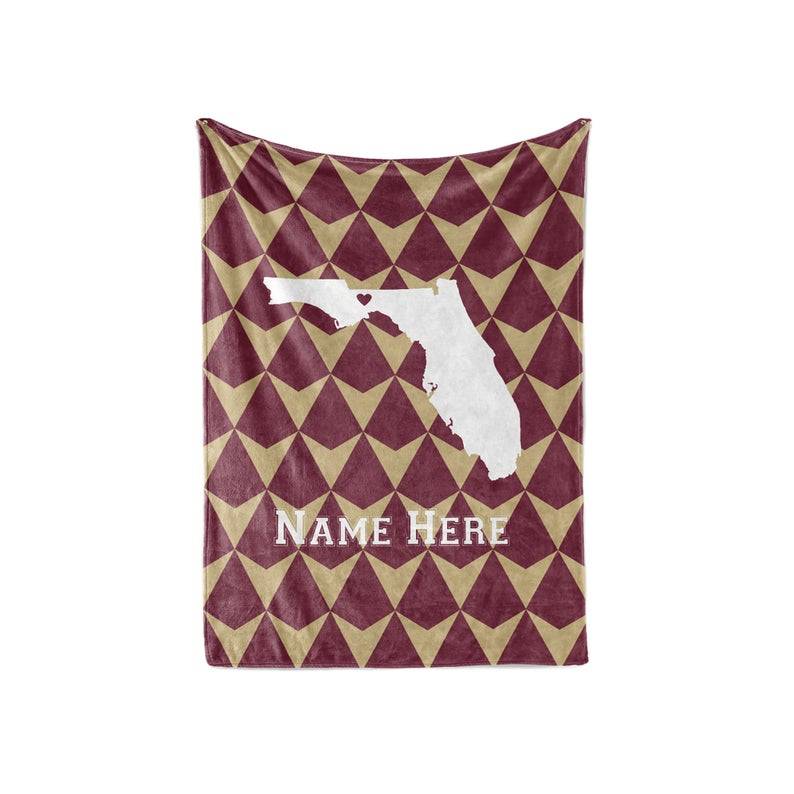 Cat Pattern Personalized Blanket A Custom Name - Great Gift For Cat Lovers Sherpa Fleece Blanket Gifts for Family, for Couple