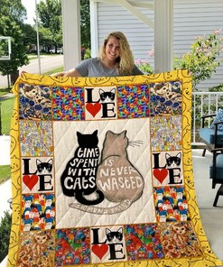 Cat Quilt Blanket Bedding Set for Home Décor