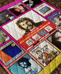 Cat Stevens Quilt Blanket Bedding Set for Home Décor