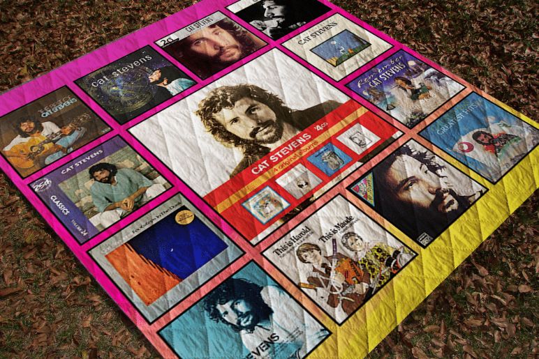 Cat Stevens Quilt Blanket Bedding Set for Home Décor