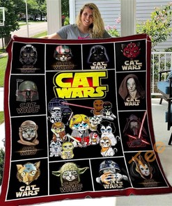 Cat Wars 1 Quilt Blanket Bedding Set
