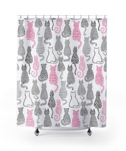 Cats And Kitten Lover Shower Curtain