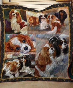 Cavalier King Charles Spaniel Dog Blanket for Home Décor