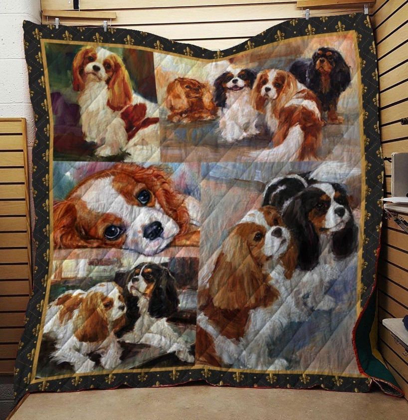 Cavalier King Charles Spaniel Dog Blanket for Home Décor