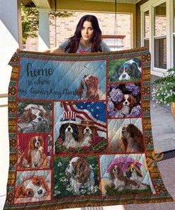 Cavalier King Charles Spaniels 10 Quilt Blanket Bedding Set