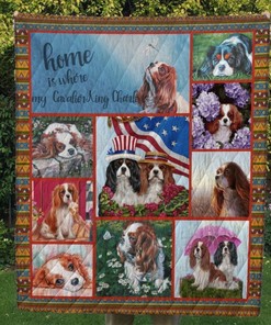 Cavalier King Charles Spaniels 10 Tlq0020 Quilt Blanket Bedding Set