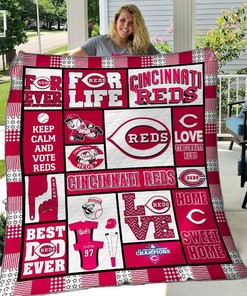 Ccrd B110601 Quilt Blanket Cincinnati Reds