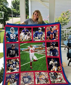 Celebrate New York Giants Legends with Personalized 02 Quilt Blanket Bedding Set