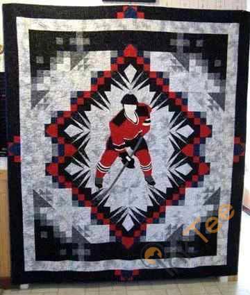 Center Ice Quilt Blanket Bedding Set