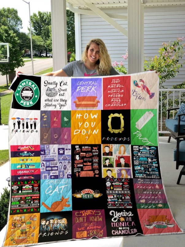 Central Perk Friends Tv Show Collection Quilt Blanket