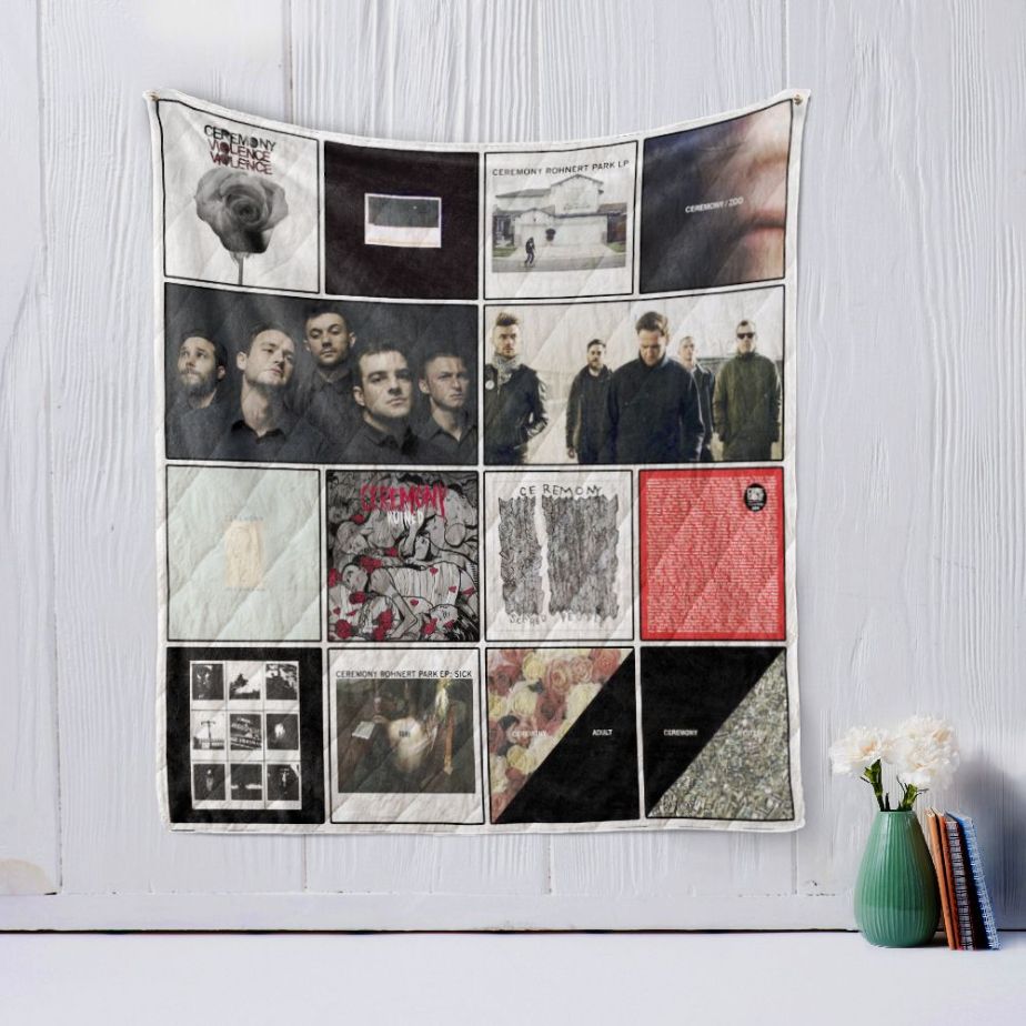 Ceremony Music Quilt Blanket Bedding Set for Home Décor