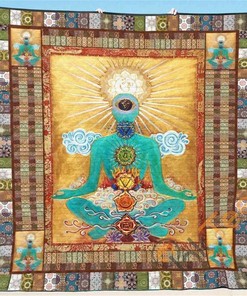 Chakra Quilt Blanket Bedding Set