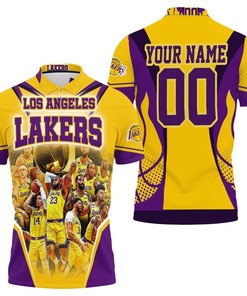 Champions Los Angeles Lakers Western Conference Personalized Polo Shirt All Over Print Shirt 3d T-shirt