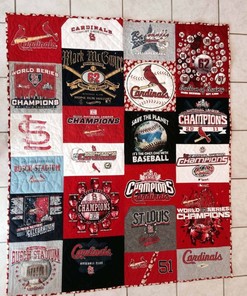 Champions St Louis Cardinals Quilt Blanket Bedding Set