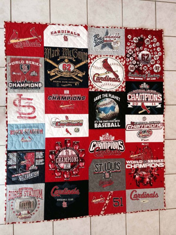 Champions St Louis Cardinals Quilt Blanket Bedding Set