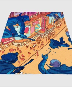Character Harry Potter Flying Sherpa Fleece Blanket Gifts for Family, for Couple