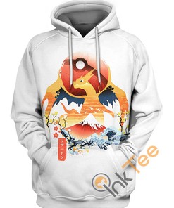 Charizard Flame Ninja Hoodie 3D