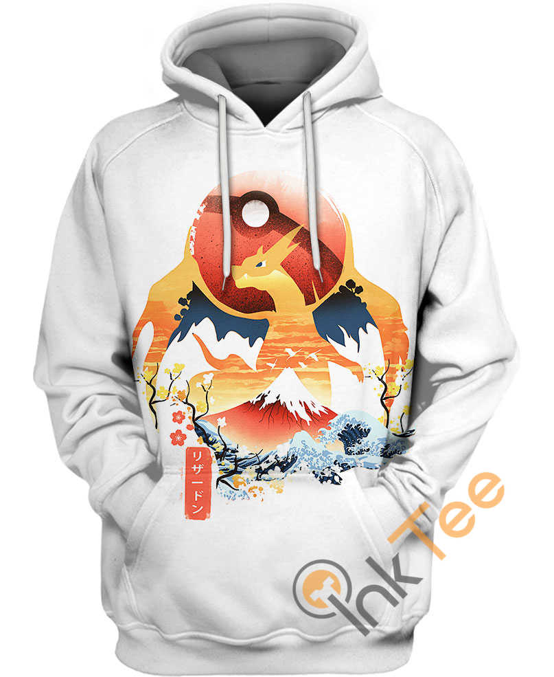 Charizard Flame Ninja Hoodie 3D