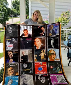 Charles Aznavour Collection Quilt Blanket Bedding Set