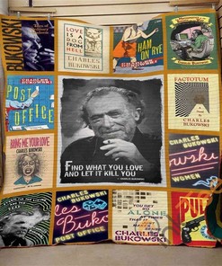 Charles Bukowski Quilt Blanket Bedding Set