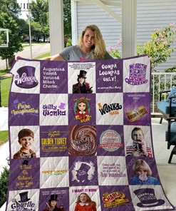 Charlie And The Chocolate Factory Combined Quilt Blanket Bedding Set