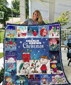 Charlie Brown Christmas Poster Cover Quilt Blanket Bedding Set