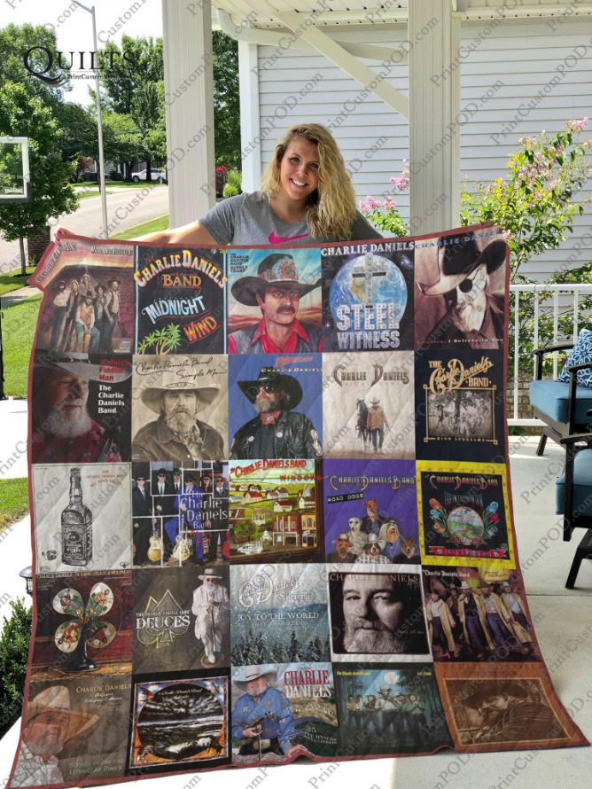 Charlie Daniels Albums Quilt Blanket Bedding Set For Fans