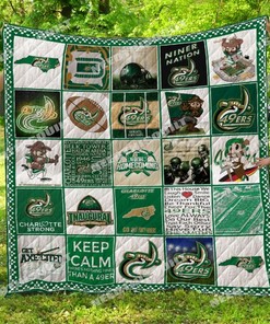 Charlotte Ers Football Quilt Blanket Bedding Set
