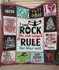 Cheerleading I Can Rock The Red Carpet Cheerleading Lo Quilt Blanket Bedding Set