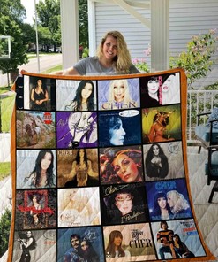 Cher Album Collection Quilt Blanket Bedding Set