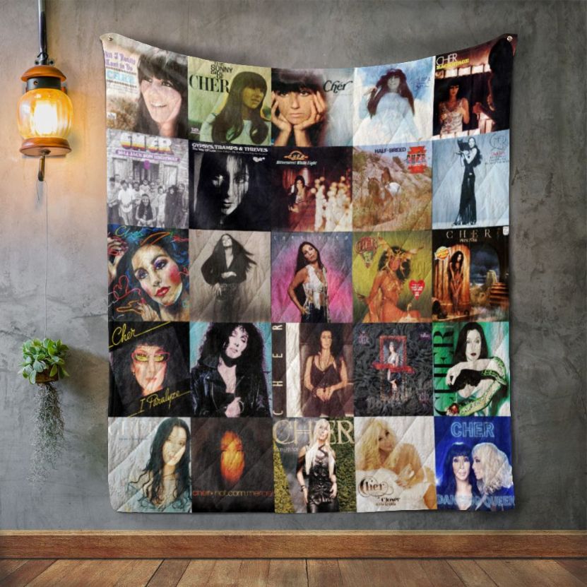 Cher Style Love Quilt Blanket Bedding Set for Home Décor