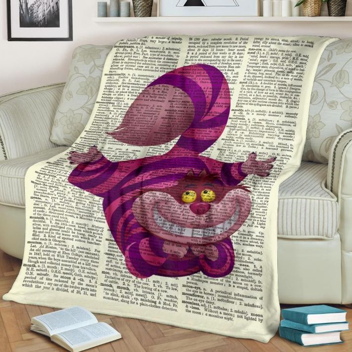 Cheshire Cat Best Seller Fleece Blanket Gift For Fan, Quilt Blanket Bedding Set Gift84