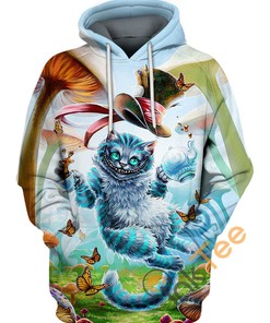 Cheshire Cat Hoodie 3D