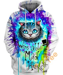 Cheshire Kitten Hoodie 3D
