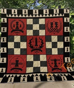 Chess V1 Quilt Blanket Bedding Set