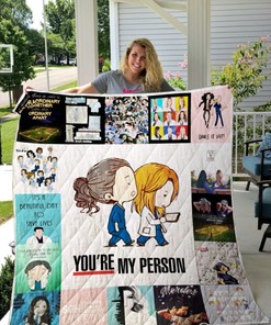Chibi Art Grey's Anatomy Collection Quilt Blanket Bedding Set