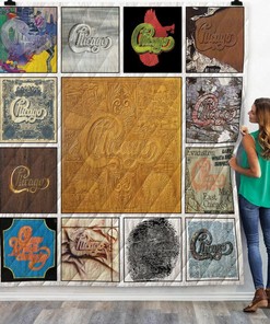 Chicago Albums Quilt Blanket Bedding Set for Home Décor