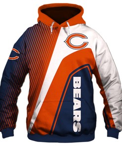 Chicago Bears 3D Hoodie Zip Hoodie Gifts for Fans