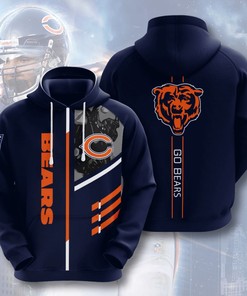 Chicago Bears Custom Sport All Over Print Hoodie 3D 3